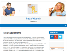 Tablet Screenshot of pabavitamin.com